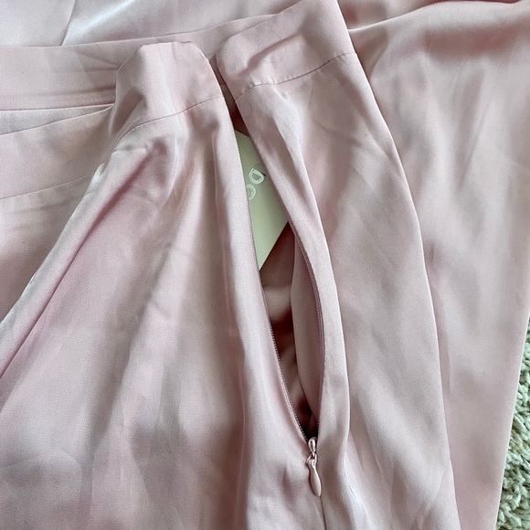 NWT Pink Satin Skirt - Picture 5 of 6